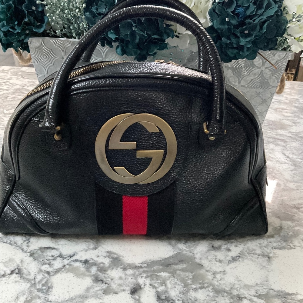 Authentic Gucci bag , painted and conditioned